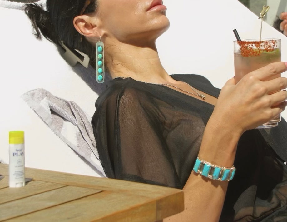 Blessings Turquoise Earrings